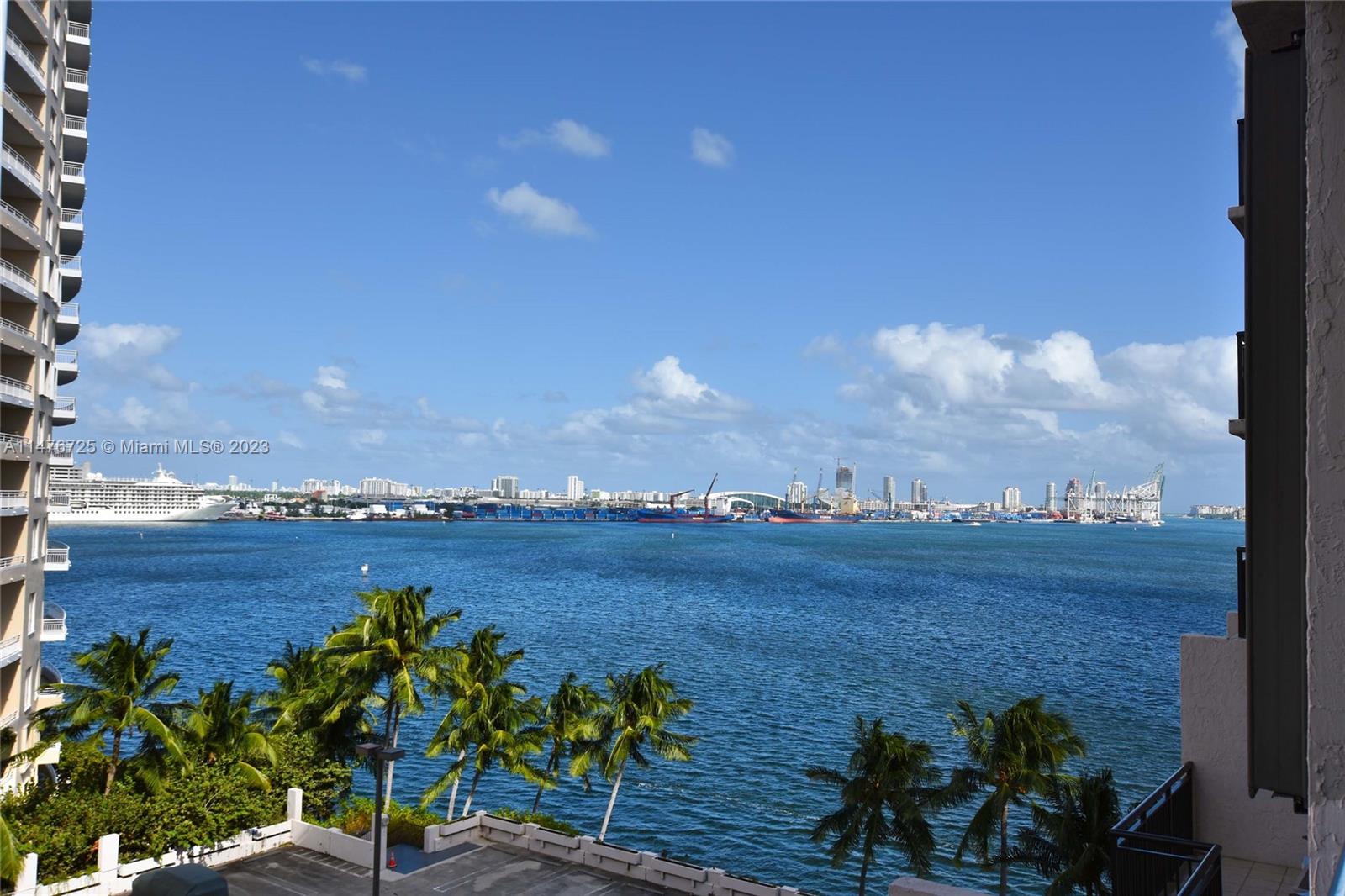 Upgraded 1/1.5 bath apartment in exclusive Brickell Key. Enjoy stunning bay and city views from your window. This full-service building offers amenities like a pool, tennis, racquetball, sauna, and a convenience store. Located in the bustling financial district, it's just minutes away from UM/Jackson Memorial Hospital, the airport, South Beach, and top-notch shopping and dining options. Experience luxury and convenience in one place!