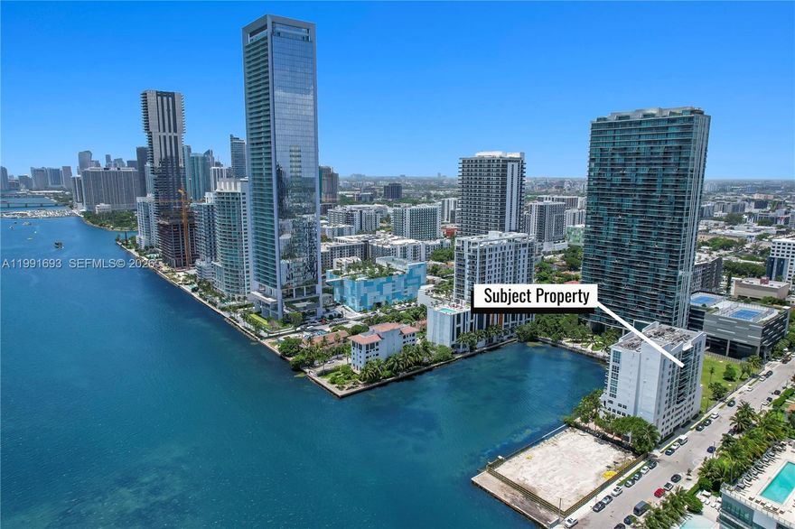 READY TO MOVE IN NOW! Bay view unit. 2 bedroom, one and a half bath. Pool and garage under renovation, 1 block away from whole foods market and other small markets, walking distance to Wynwood and other touristic areas.
