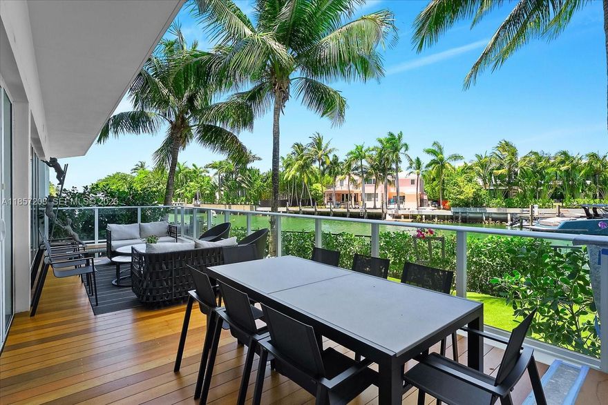 Residence 126 at The Ritz-Carlton Residences, Miami Beach is a rare two-level waterfront home offering 3 bedrooms + den, 3 baths, and 4,109 total SF. Designed by Rogers Zwickel, interiors feature 10’2” ceilings, floor-to-ceiling impact glass, a great room with custom millwork, and a chef’s kitchen with Gaggenau appliances, black marble island, and European cabinetry. Enjoy a private plunge pool, two-level waterfront deck, and serene waterway views. Resort-style amenities include a marina, rooftop pool, spa, restaurant, 24-hour concierge, and valet.