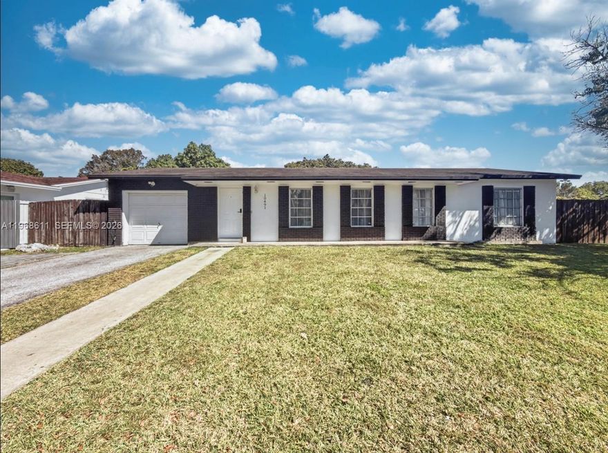 Located in the highly desirable Devon-Aire Estates neighborhood of Miami, this 3-bedroom, 2-bath home sits on a prime corner lot offering added privacy and curb appeal. The bright, open layout is complemented by a 1-car garage and generous driveway parking. Enjoy a spacious backyard with ample room to entertain, expand, or take advantage of opportunities made possible under Florida’s Senate Bill 48. Ideally positioned near top-rated schools, parks, shopping, and major highways, this property combines comfort, flexibility, and location. A rare chance to own a well-located home with exceptional potential in Devon-Aire Estates!