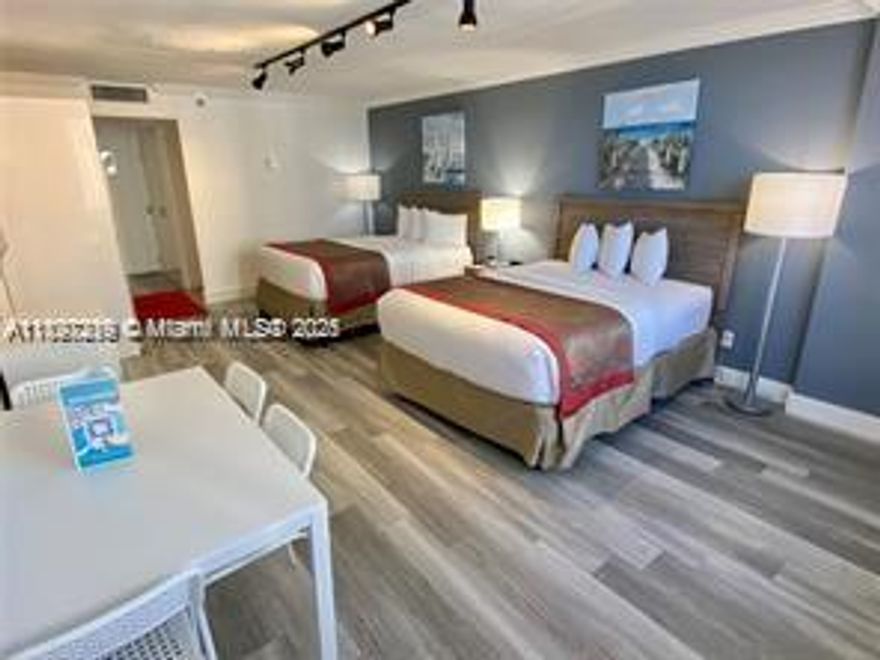Own a slice of paradise in Sunny Isles! This beautifully remodeled oceanfront studio at the Marco Polo Beach Resort offers breathtaking direct ocean views. Fully furnished and currently generating income through the condo-hotel program (until March 2025). After that, enjoy full flexibility to manage rentals via Airbnb or VRBO. Perfect for personal getaways or as an income-producing investment in one of Florida’s most desirable beachfront locations.
Enjoy resort-style amenities including 24-hour security, fitness center, beach access with service, parking, and proximity to top restaurants and Aventura Mall. The building has recently completed major renovations. Special assessment of $362.20/month is transferable to the new owner. See broker remarks for showing instructions.