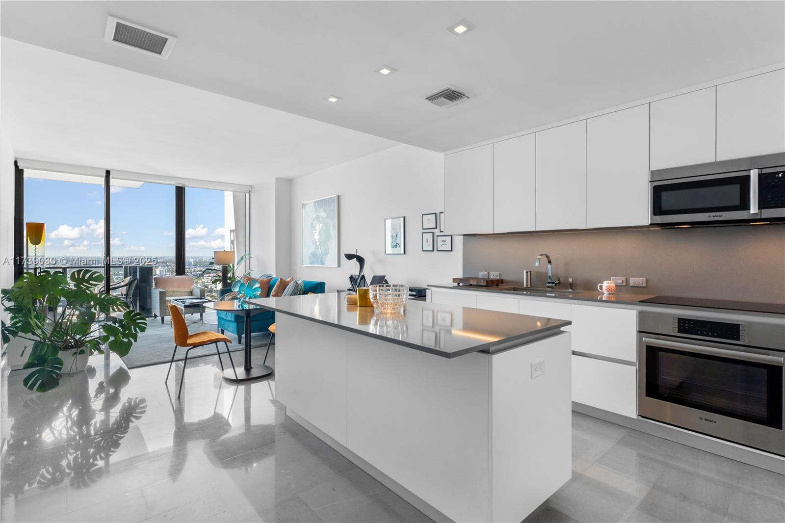 Timeless Design in the Heart of the City! Welcome to Rise at Brickell City Centre, one of two contemporary condo towers seamlessly integrated with the neighborhood’s most cherished gathering places, with top-rated restaurants & a wide variety of shops & boutiques. Rise offers timeless interior design alongside an elevated blend of both indoor & outdoor amenities. Unit #3106 showcases a chic white-and-gray color palette, with an oversized kitchen island & a powder bathroom for your guests, ideal for those who love to entertain. The primary bathroom features a dual-sink vanity, a shower & soaking tub. Beyond the interiors, Unit #3106 captures stunning sunset views overlooking Miami & is just a few blocks from major avenues & highways, with the ease of less congested commuting.