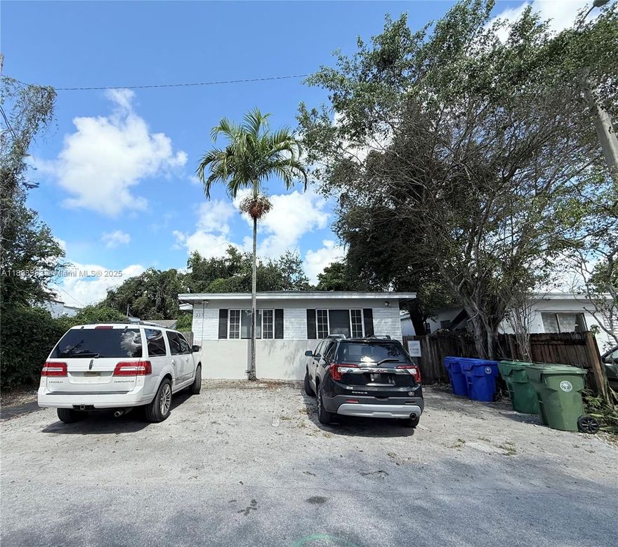 Great located duplex in Little Haiti on 2nd avenue walking distance to Biscayne Blvd, Morningside Park on the bay, shops and restaurants and Miami Upper side. few minutes away form the Design District and Wynwood. This Two bedroom-one bath is spacious, New central AC, closets, the kitchen is been updated and has access to a big shared back yard. It is fenced and has private parking. Make an appointment today.