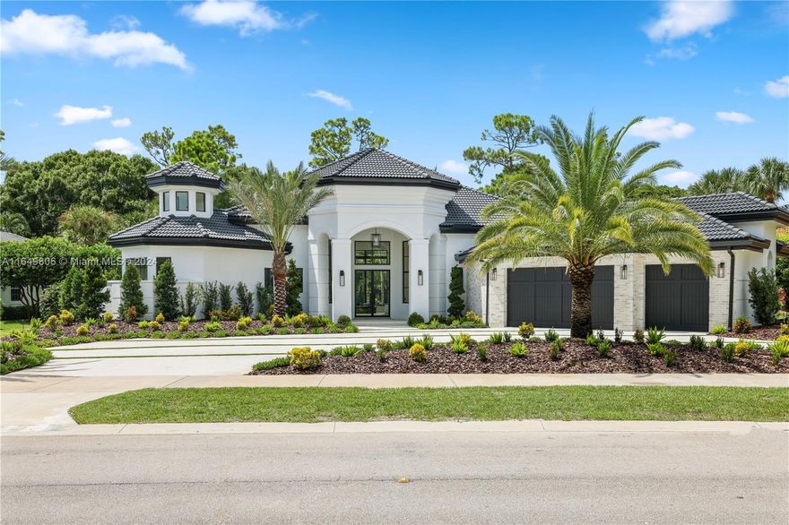 Welcome to this stunning Newly Renovated Luxury Estate, where modern elegance meets classic sophistication, this exquisite property offers unparalleled privacy and breathtaking pool views in the prestigious Breakers West Country Club! Located in West Palm Beach's premier gated community. Situated on private 1/2 acre lot with water & golf views along 11th hole of Breakers Rees Jones Golf Course. Enjoy the serene beauty of lush greenery and manicured landscapes with no neighboring houses in front to obstruct the view. Custom Kitchen with Thermador appliances, 
3 Beds/ 3 Baths and 2 Half Baths plus Office and your very own Gym in the master bedroom! 
Seize the opportunity to call this exceptional property your own - an absolute one of a kind and a must-see for those seeking Luxury Living!!