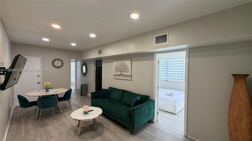 Charming and well-maintained 1-bedroom with 3 beds and 1-bathroom unit in a boutique low-rise building on Bay Harbor Islands. Enjoy access to a sparkling residents’ pool and a serene, community-focused atmosphere. Ideally located just minutes from shopping, dining, and the beautiful beaches, this home offers the perfect blend of comfort and convenience. Perfect for those seeking a relaxed lifestyle with easy access to everything Bay Harbor Islands has to offer. Available for short-term rental at a different rate. Please contact the listing agent for further details and inquiries.