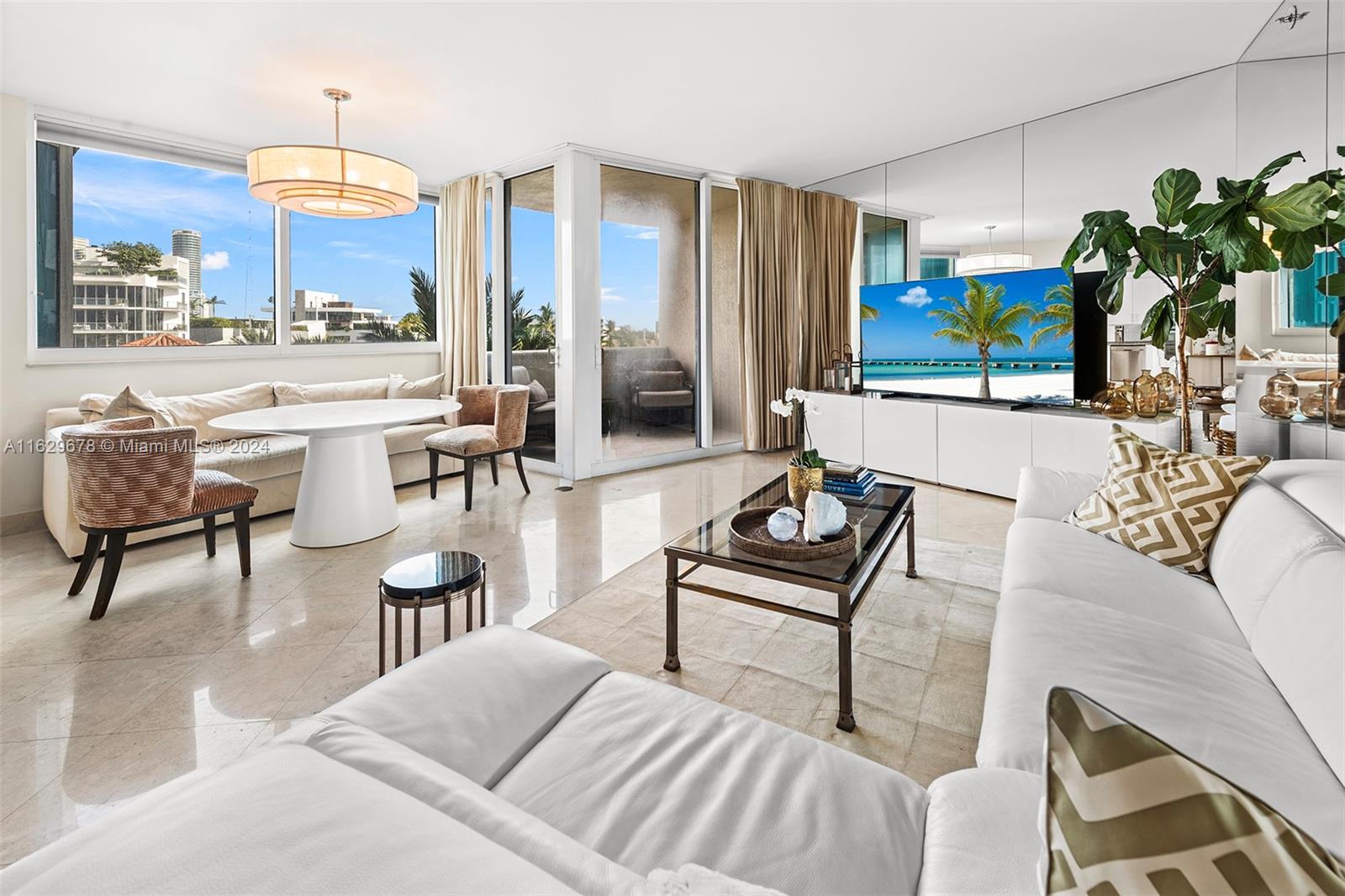 Rental Property at 300 S Pointe Dr 504, Miami Beach, Miami-Dade County, Florida - Bedrooms: 2 
Bathrooms: 2  - $8,500 MO.