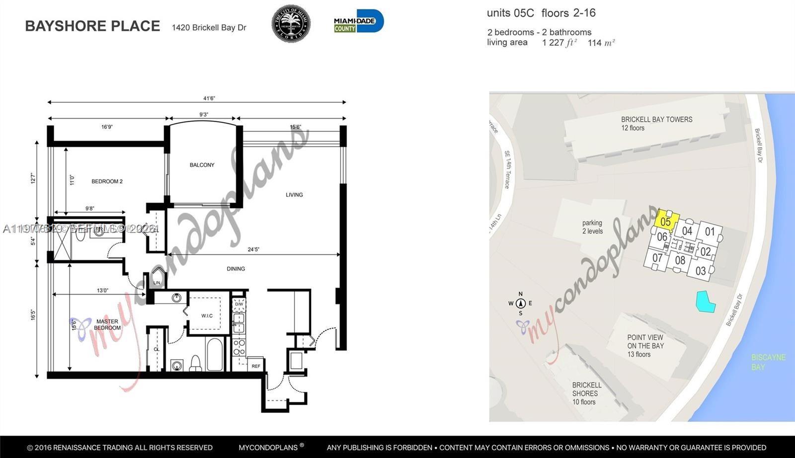 BAYSHORE PLACE CONDO - Residential Lease