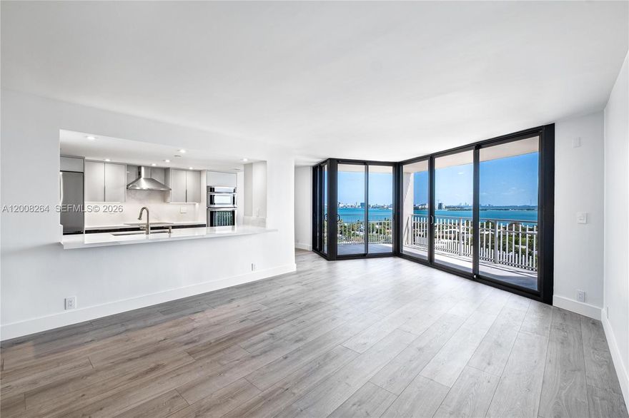 Stunning, fully renovated 15th-floor residence with breathtaking southeast water views. Offering 1,520 sq ft of beautifully designed living space, this unit features a split-suite layout for ultimate privacy, brand-new A/C, impact windows, and high-end finishes throughout—everything is new.
Located in the prestigious Towers of Quayside, a gated 33-acre waterfront community surrounded by lush tropical gardens and serene water features. Enjoy a true resort lifestyle with world-class amenities including multiple pools, state-of-the-art fitness center, spa, tennis, racketball and  pickleball courts, on-site restaurant, marina, and scenic walking paths. Maintenance includes cable, internet, water, and access to fitness classes and spa facilities.