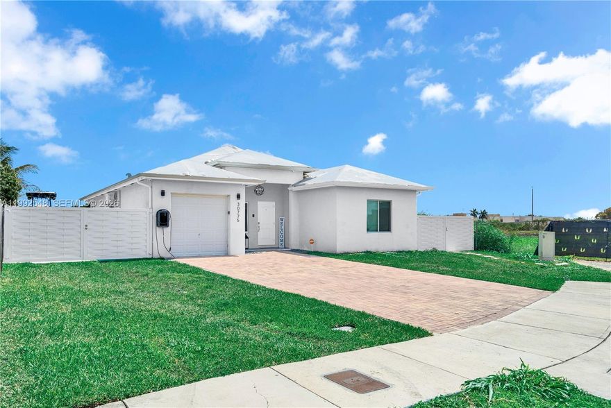 Charming and well-maintained rental located in the peaceful Homestead area. This property offers comfortable living with convenient access to major roads, shopping, and dining. Enjoy a quiet residential setting while still being close to everything South Miami-Dade has to offer. Ideal for those seeking both comfort and accessibility. Water and electricity are included in the monthly rent. Please note, a trailer located on the property is also being rented separately and will remain in the same location as shown in the photos. Easy to show - Supra. Call agent before entering to disactivate alarm.