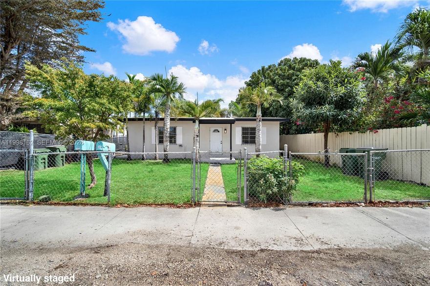 Whether you’re looking to invest or create your own live-and-rent setup, this charming, fully updated duplex delivers flexibility and opportunity. Each unit features a private entrance, complemented by a spacious lot with mature trees, open green space, and a storage shed. Gated access and separate pathways offer added privacy, all in the ever growing area of Homestead! Easy to show!