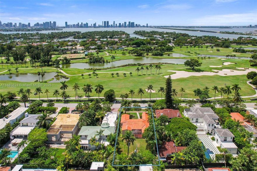 Discover the potential of this expansive 10,400 SF lot with gorgeous sunset views over the fairways of the Miami Beach Golf Club. The current home is charming, and move-in ready, a comfortable place to live now, but the real value lies in the opportunity to design and build your dream home on this incredible property. Perfectly situated in the heart of Miami Beach, you’re less than a mile from Lincoln Road, Sunset Harbour, and the brand-new Bayshore Park, a 19.4-acre retreat featuring a central lake with boardwalks, tennis and pickleball courts, a children’s playground, dog park, jogging trail, and more.
