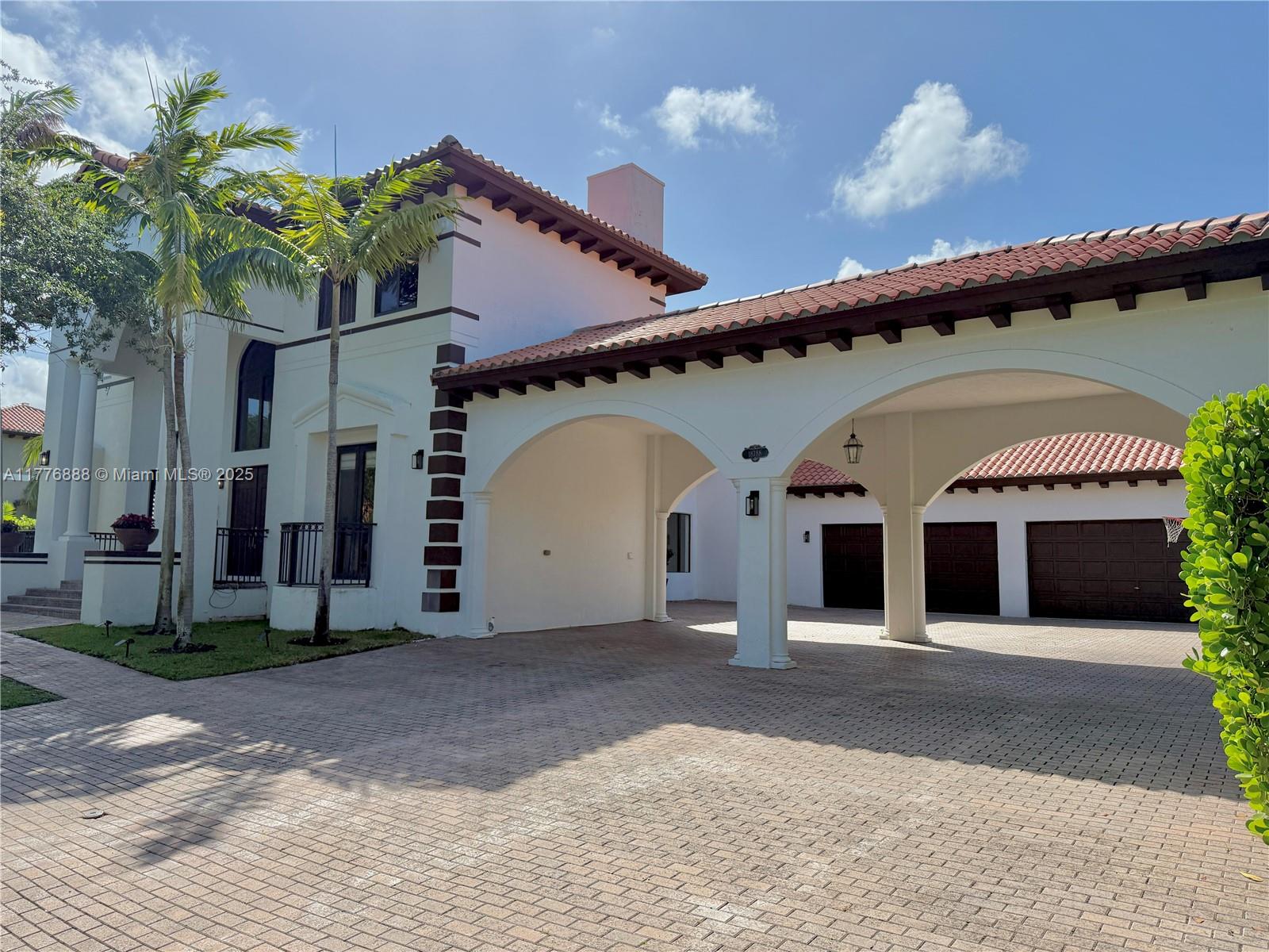 Indulge in Elegance & Sophistication in this Exquisite Mansion "Perujia Model" in Cutler Cay. This residence blends luxury & finesse. Boasting 6 BD/5.5 BA, sits on nearly ½ acre lot. Relax by the resort-style pool/jacuzzi, beautifully landscaped yard, perfect for entertaining, oversized Pergola/Summer Kitchen. Home features soaring vaulted ceilings, grand double-height foyer, oversized family/breakfast area which are bathed in generous natural light, highlighting the home's marble floors throughout. Renovated kitchen, SS appliances, quartz countertops. Principal suite offers a serene sitting area,2 large walk-in closets, luxurious baths. Amenities include pool,gym,tennis,pickleball,basketball courts,children's playground,minutes from parks, marina, dining, shops.This Home Truly has it all.
