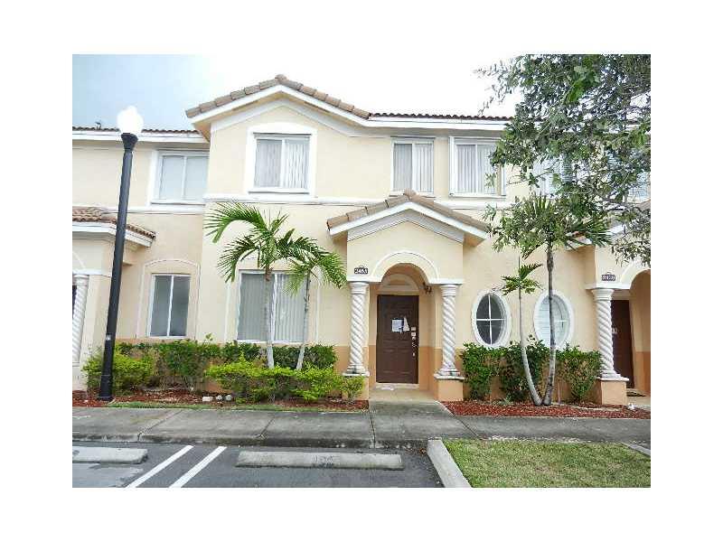 Great townhouse in Palm Breeze subdivision, this 3 bedroom 3 bathroom unit is newly painted on the outside and needs very little work on the inside, all the appliances are in place, 1425 sq ft of living space. Complex pool and clubhouse. This is a Fannie Mae owned property