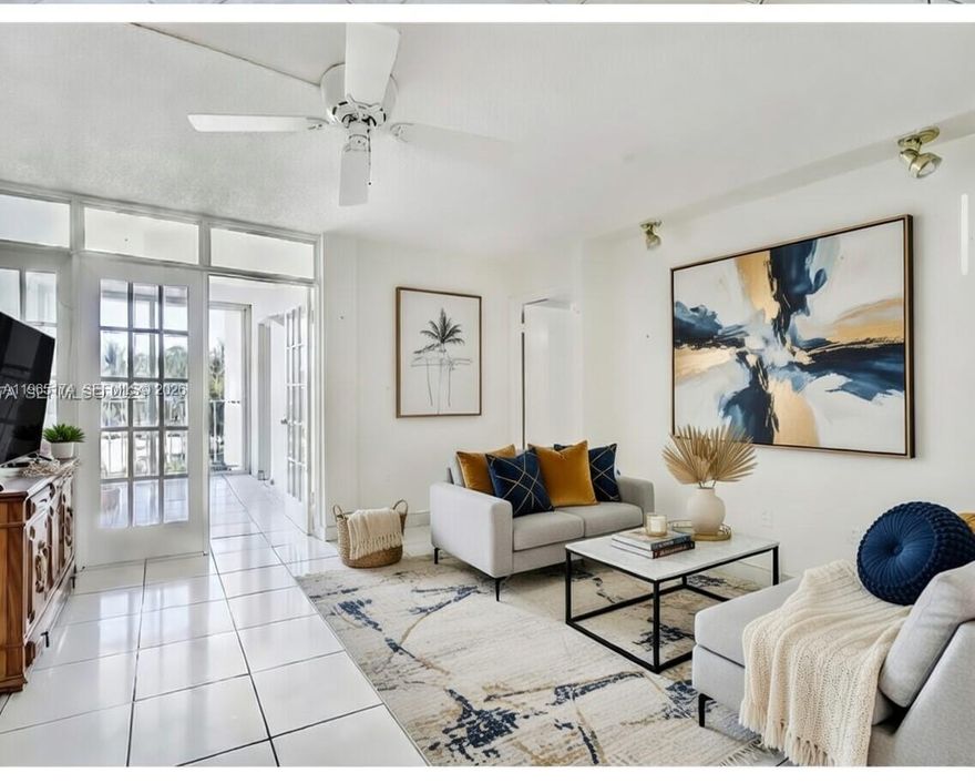 Ocean views, natural light, and untapped potential in North Beach. Positioned on the second floor of Ocean Park, a renovated, full-service building overlooking the ocean entrance at Allison Park, this 2 bedroom, 2 bathroom residence is filled with light from sunrise through the afternoon. Offered in original condition, the layout presents a rare opportunity to reimagine and customize the space. Many owners in the building have successfully reconfigured similar floor plans to maximize flow, views, and functionality.

Ocean Park is a well-maintained, financially stable building with complete upgrades and no planned assessments. Amenities include 24-hour security, a doorman, updated fitness center, pool, bike storage, on-site management, assigned parking, and a private storage cage. Located at 64th and Collins, at the gateway to North Beach, the property offers immediate easy walkability with access to the ocean, parks, and the beachfront path. Enjoy the beach lifestyle as you stroll the neighborhood to shop, dine, entertain, and work out. All your daily conveniences are well positioned in this unassuming location. It’s an area & building that if U know, U know. Ocean Park Condo, is a stable building w/ all required updates, reserves, & documents available for review. Text agent for a folder of building details.
Owner offering a $25K credit at closing to help with downpayment & renovation + will pay the $22K 
assessment at closing. Building qualifies for a low down payment