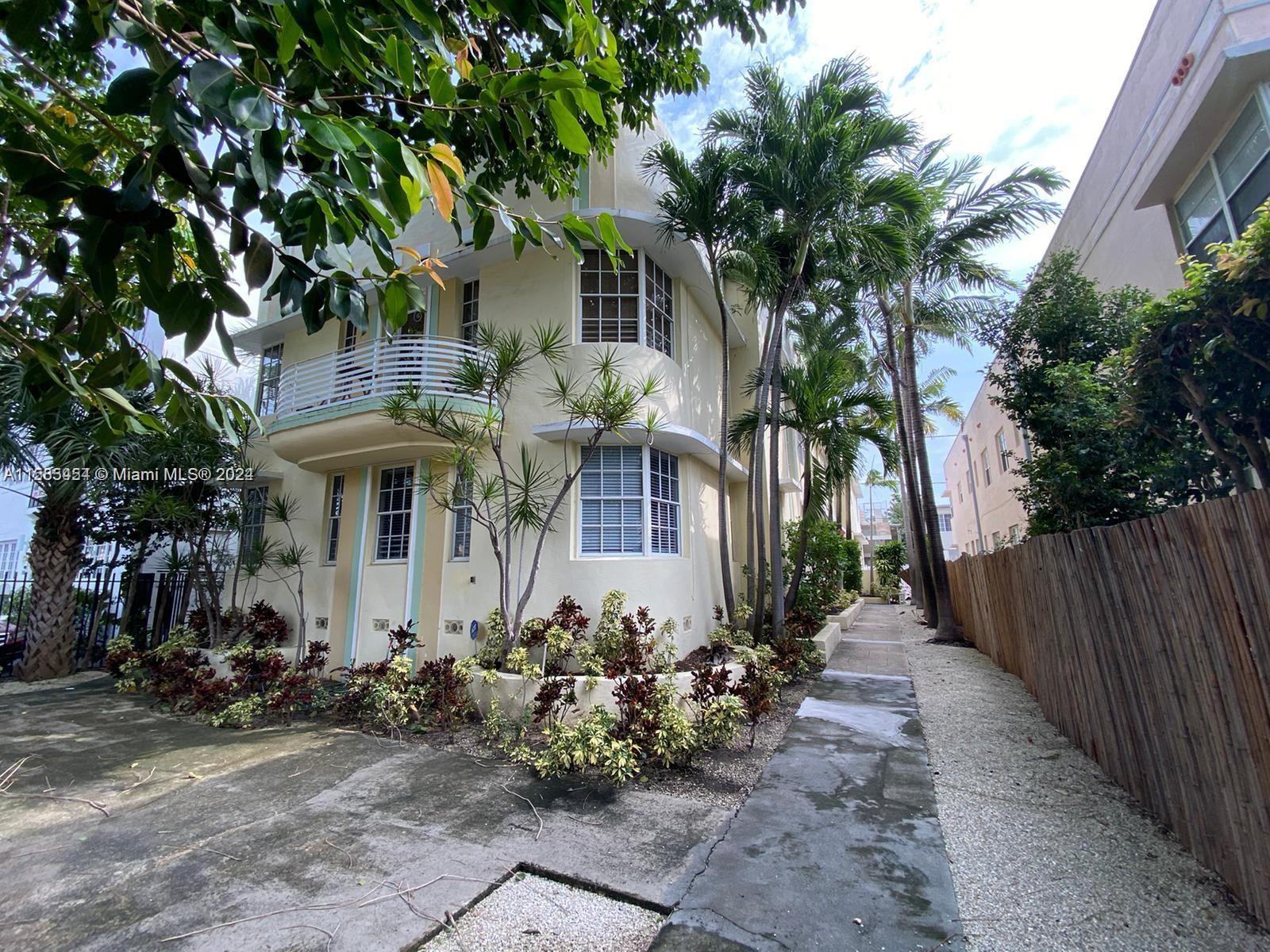 Rental Property at 1335 Pennsylvania Ave 1, Miami Beach, Miami-Dade County, Florida - Bedrooms: 2 
Bathrooms: 1  - $2,900 MO.