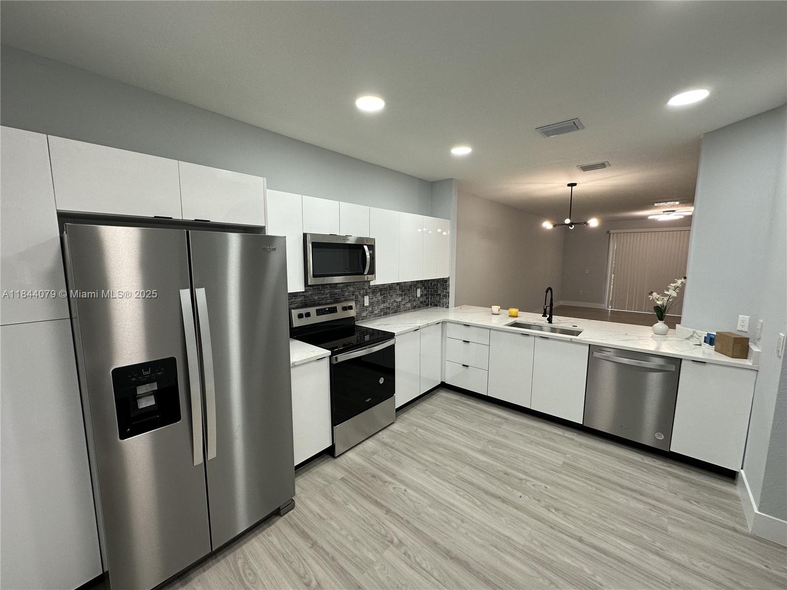 Fully remodeled unit (brand-new) located in the highly desired Tuscany Condo Community. This is a 3-bedroom 2.5-bathroom townhouse-style condo with an open backyard. Enjoy the large lake in the condo. NO PETS. This community offers: pool, kids water park, basketball court, and playgrounds. Please, ONLY TEXT, NO CALLS. Use Showing Assist for appointments. FIRST, LAST MONTH, AND SECURITY DEPOSIT IS A MUST!! Must have: 630pts credit score, make at least 2.5X. Please send your offers through email with: Full credit report (all pages), ID, 3 last bank statements, 3 last paystubs, police report, and rental form. Units Bring a smart lock door, tankless water heater, AC system, Laundry, and Kitchen appliances, less than two years old.