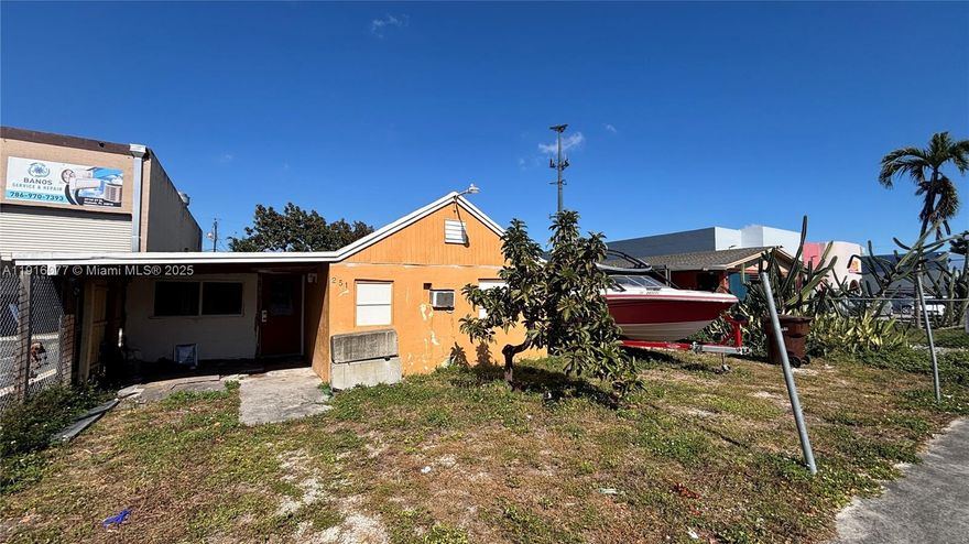 Prime investment opportunity in the heart of Hialeah! this property sits within a highly desirable mixed residential–industrial corridor surrounded by commercial warehouses, logistics centers, and thriving local businesses