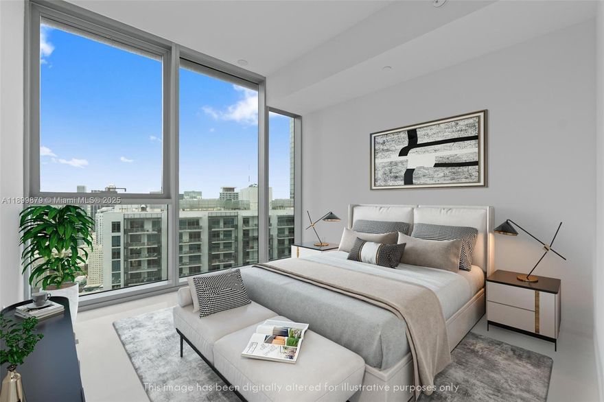 Welcome Aston Martin Residences. This 1-bedroom, 1.5-bathroom home includes marble floors and a chef-inspired kitchen with custom Bulthaup cabinetry and high-end appliances and merges indoor and outdoor spaces effortlessly. Amenities, include a luxurious spa, exclsuive gym, an infinity pool. Situated in the heart of Miami, you’re steps away from dining, shopping, and entertainment. Folio number is fictitious TENANT IN PLACE UNTIL JUNE 2026
