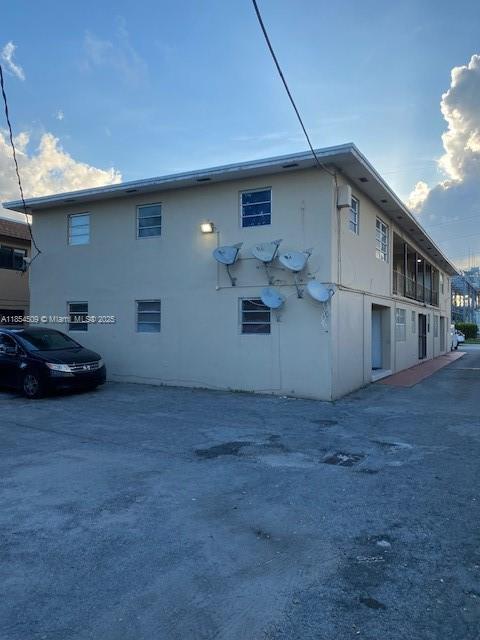 Great Multifamily, 8 unit (4 two bedrooms and 4 one bedroom units) Each unit has its own electric meter and water meter. 10 parking spaces (8 assigned spaces and 2 visitor parking spaces). All units have Central AC (6 are about 2-3 years old) and water heater tanks. Roof is about 5 years old, 40 year inspection was done about 5 years ago.
Building is nearby the airport, Miami Freedom Park, youth sports fields with a mix of entertainment and commercial spaces coming up, Magic City Casino, malls, restaurants, etc. A must see.