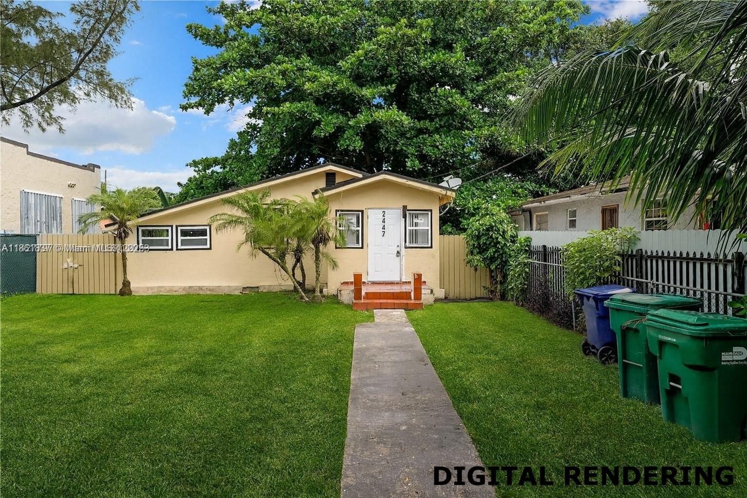 SELLER’S CONCESSION is being offered to Buyers towards closing costs; Conveniently located in the fast-growing area of NW Miami-Dade, this single-family home offers a smart layout with flexibility for living or investment. The main residence includes 2 bedrooms and 1 bathroom, plus two additional studios—ideal for extended family or rental income. Enjoy tile flooring throughout and plenty of natural light filling the living spaces. The split floor plan enhances privacy, while the open living area creates a welcoming environment for gatherings. Positioned near major routes, schools, and shopping, this property is a solid opportunity for homeowners or investors looking to benefit from Miami’s continued expansion.