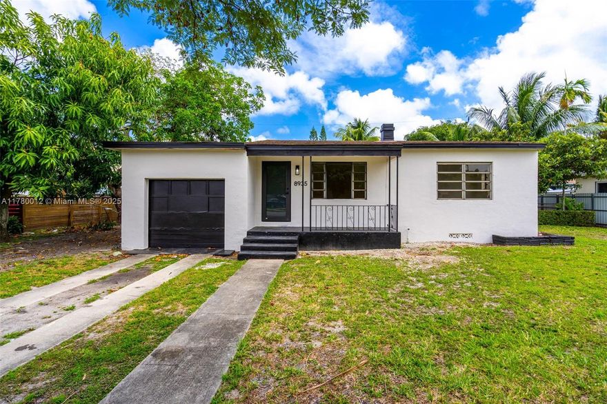 This modernized Gem of a Home hosts 3 bedrooms and 1 bath with a one car garage, a stunning kitchen, High impact door, luxury lighting, flooring and more. Centrally located and near highways, will not last. Perfect for a family or to keep as a rental. Call for an appointment today.