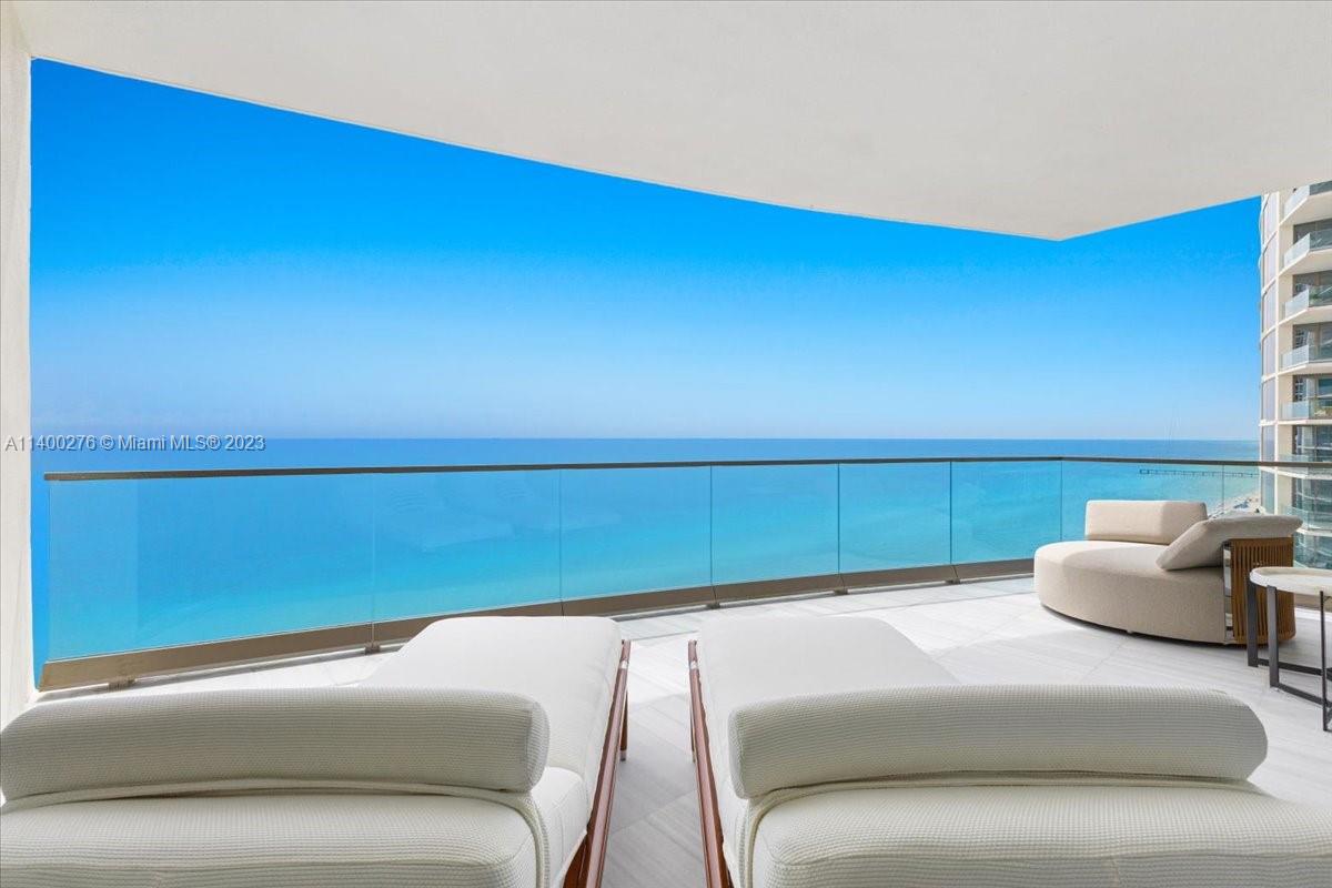 This incredible five bedroom corner residence has the most incredible finishes, and custom layout. The residence will be turnkey with furniture package by Luxury Living worth over $1MM. This unit is located in the sought after Boutique tower at the Estates at Acqualina. This south facing unit has a state of the art kitchen with a 14 foot long island, gas La Cornue range, custom pantry with refrigerator and Molteni kitchen, bathrooms and Master bedroom closets. Available for occupancy right away. Enjoy what the Five star, Five diamond Acqualina lifestyle has to offer and be amongst the selected few that get to call the Estates at Acqualina home!