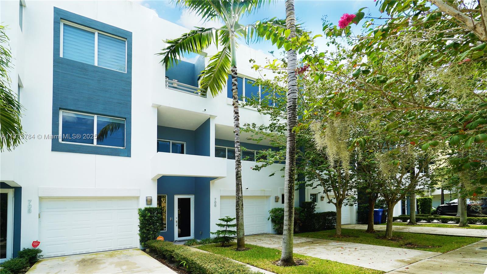 Victoria Park Contemporary loft-style home available for rent. Las Olas, bars, restaurants, Whole Food and shops within walking distance. Three floors of cool, modern design with oversized porcelain tile, Euro cabinetry and sleek fixtures. This floor plan offers a foyer entry with a ground level bedroom suite and patio courtyard access. The spacious master suite and separate loft are on third while the kitchen, laundry and dining/living area are mid-level. Both the living and master have balcony access. A spacious, 1.5 car garage affords covered parking and additional storage.