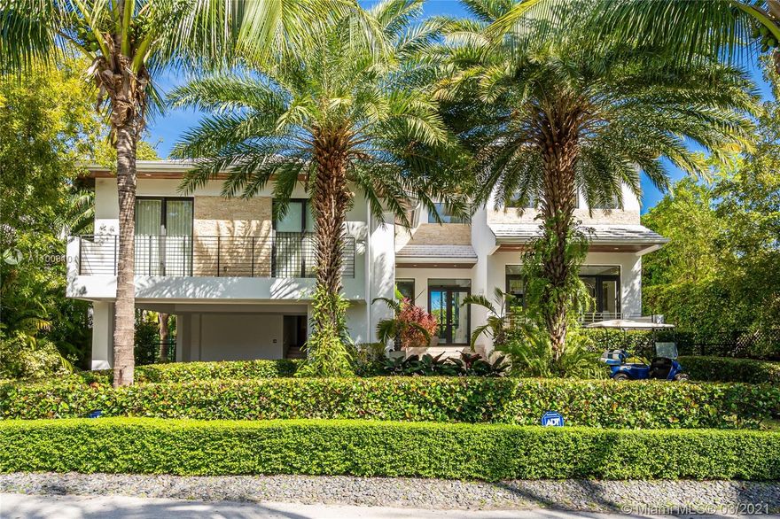 Own a piece of paradise in this three level open design immaculate 6 bedroom, 6.5 bathroom, 4204 SF home for sale on the Prestigious Island of Key Biscayne. This perfect family home for entertaining has it all! Featuring extra high ceilings, top of the line finishes throughout, all bedrooms en-suite with custom closets, spacious social areas, high-impact windows and doors throughout, and terraces overlooking the lush garden with pool and waterfall. Walking distance to schools, parks, community center, shops, restaurants and the beach! The Island of Key Biscayne is 15 minutes from Downtown/Brickell area, Coconut Grove and Coral Gables, 25 minutes from Miami International Airport and South Beach.