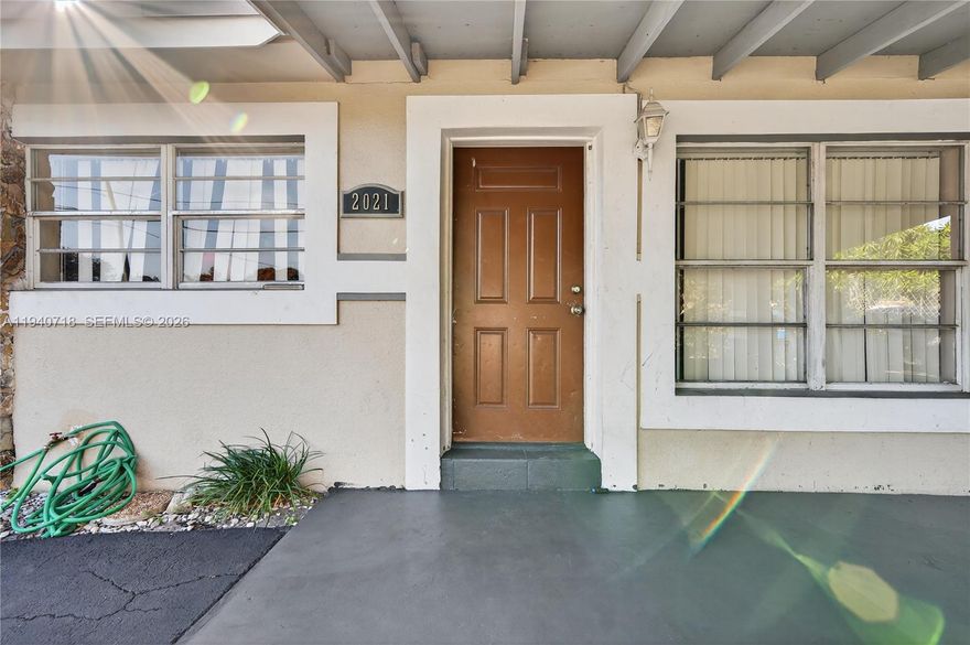 This charming 3-bedroom, 2-bath home features an upgraded kitchen with sleek stainless steel appliances and beautifully renovated bathrooms. Enjoy the convenience of a covered carport and a spacious patio—perfect for entertaining or even adding a pool.