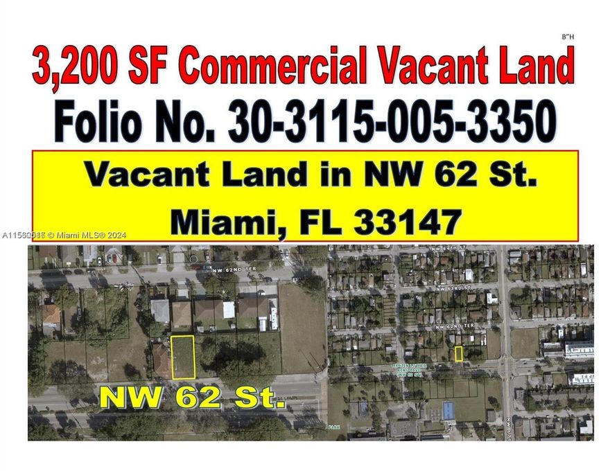 FOR LEASE COMMERCIAL LAND 3,200 WITH BU-3 ZONING FOR $3,500 PER MONTH
TENANT IS RESPONSIBLE FOR PERMITS AND VERIFY WITH WITH MIAMI DADE COUNTY THE SPECIFIC USES
ALSO THE LAND IS AVAILABLE TO PURCHASE FOR $399,000