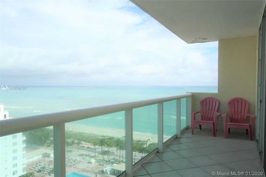 GORGEOUS OCEAN & INTRACOASTAL VIEWS!! FANTASTIC CONDO FEATURING SPARKLING NEW BATHROOMS, KOSHER KITCHEN, TILE FLOORS, GREAT WALK-IN CLOSETS AND FORMAL DINING ROOM. FULLY FURNISHED WITH DELICIOUS OCEAN BREEZES! INCREDIBLE OCEANFRONT BUILDING HIGHLIGHTED BY THE HUGE POOL DECK, SYNAGOGUE ON SITE AND 24/7 SECURITY! SECOND BEDROOM HAS A PULLOUT SOFA BED AND IS SEPARATED WITH AN ACCORDION DOOR.