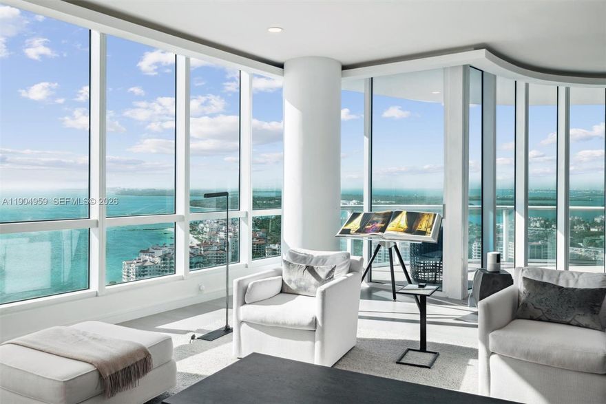 Experience the ultimate luxury and Florida lifestyle at the 5-star Continuum South Beach, Miami Beach's most exclusive oceanfront property. This sophisticated 3-bedroom Residence offers unparalleled views of Fisher Island, the Miami skyline, the Ocean and unforgettable sunsets. Designer Decorated with high-end finishes, and luxurious design, this home redefines comfort and style. Enjoy world-class amenities: beach service, an exclusive restaurant, tennis courts, multiple swimming pools, a spa, and a state-of-the-art fitness center. An incomparable lifestyle in the most coveted location Miami Beach has to offer.