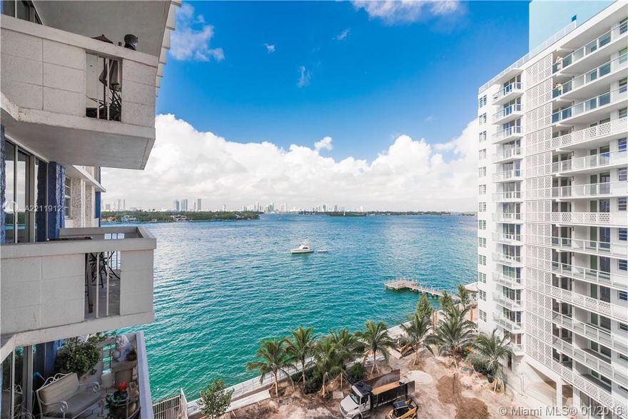 Great opportunity to own in the newly renovated South Bay Club. Enjoy waking up to the beautiful bay views and   downtown Miami skyline.  With a little TLC this spacious studio will be the perfect gem for you to occupy or use as a great investment unit.   SBC is a full service building with fabulous new amenities which include a new, modern pool overlooking the bay, jacuzzi, fitness center, convenience store, billiard room and much more.  This building is pet friendly.