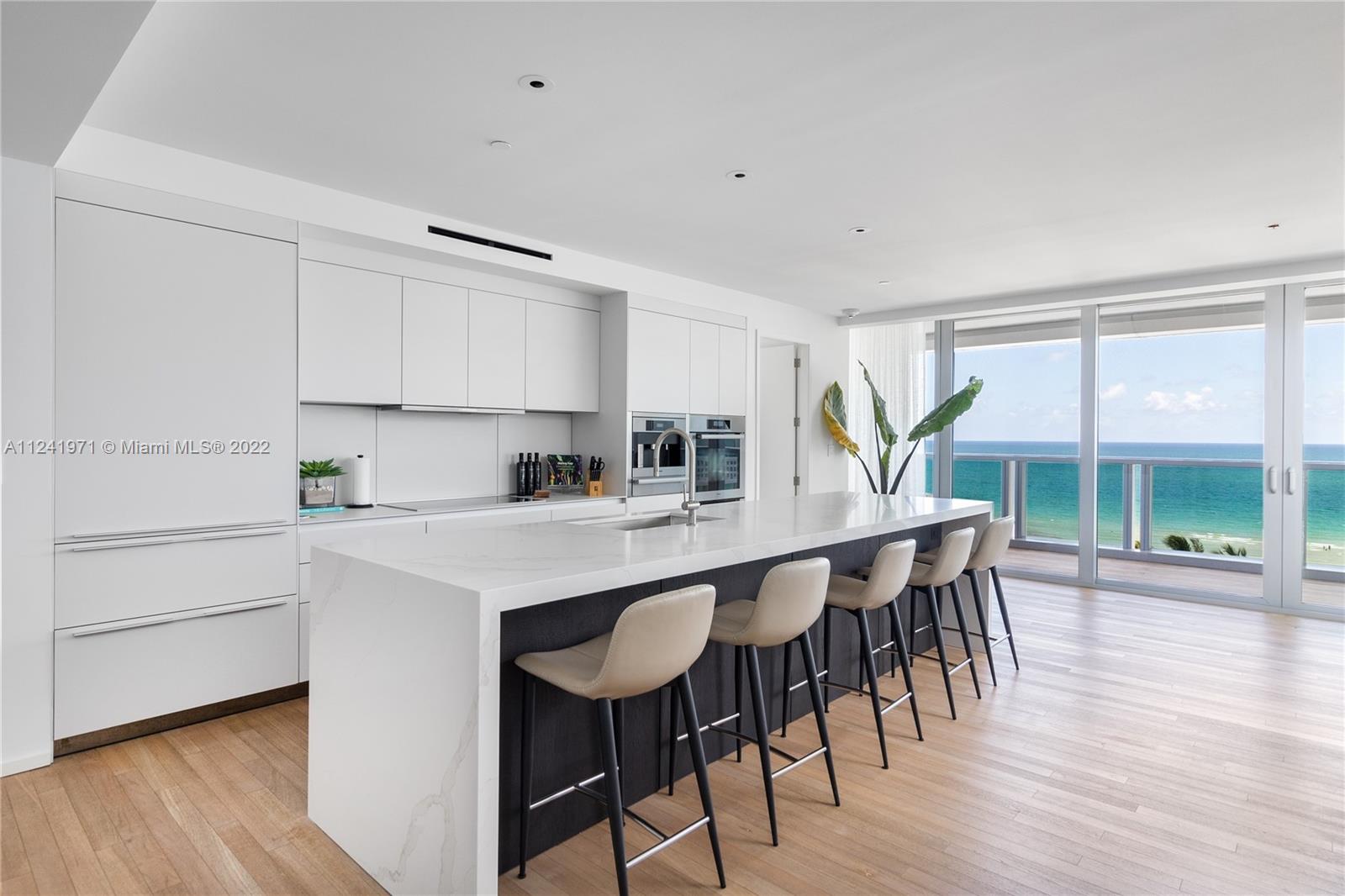 Be 1 of only 22 to live in splendor at Miami Beach’s most iconic address, the Edition, the brand personally crafted by impresario Ian Schrager. Residence offers direct ocean views from every room, split plan layout with enough room to entertain in style, floor-to-ceiling glass, & bleached teak wood flooring throughout. Luxurious Bulthaup chef’s kitchen offers Miele & Subzero appliances, including a wine fridge & cappuccino maker. The Edition’s roster of amenities is truly spectacular, including accouterments like an ice skating rink, bowling alley, spa, nightclub, beach service, poolside cabanas, 24/7 concierge, & restaurants by Michelin-starred chef Jean Georges. Monthly rentals allowed! This oasis is the perfect place to work, relax, indulge & recharge while enjoying all that is Miami!