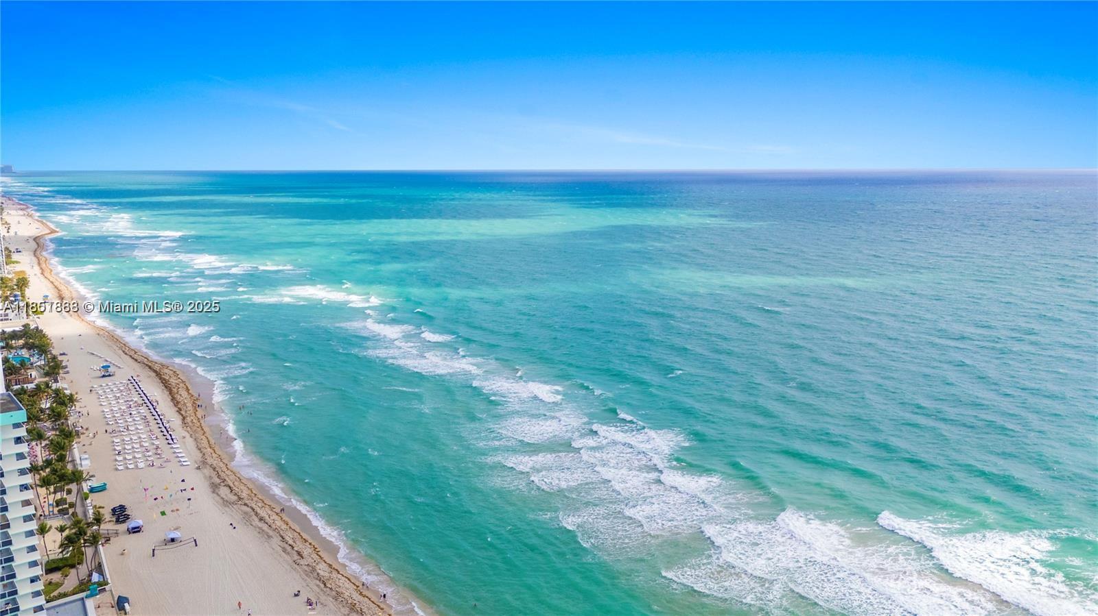 Live the Vacation Lifestyle All Year Round!Discover this stunning 1-bedroom, 1.5-bath condo located in one of the most sought-after destinations on Ocean Drive, Hollywood Beach. Perfectly situated right on the sand, this unit offers a rare combination of beachfront living and breathtaking Southeast views of the Intracoastal Waterway a true visual spectacle by day and a glowing skyline by night.Whether you're here for a season or long-term stay, you'll feel like you're on vacation 365 days a year. Enjoy resort-style amenities, step out to the beach, and embrace the vibrant energy of one of South Florida's most iconic locations.Equal Housing Opportunity