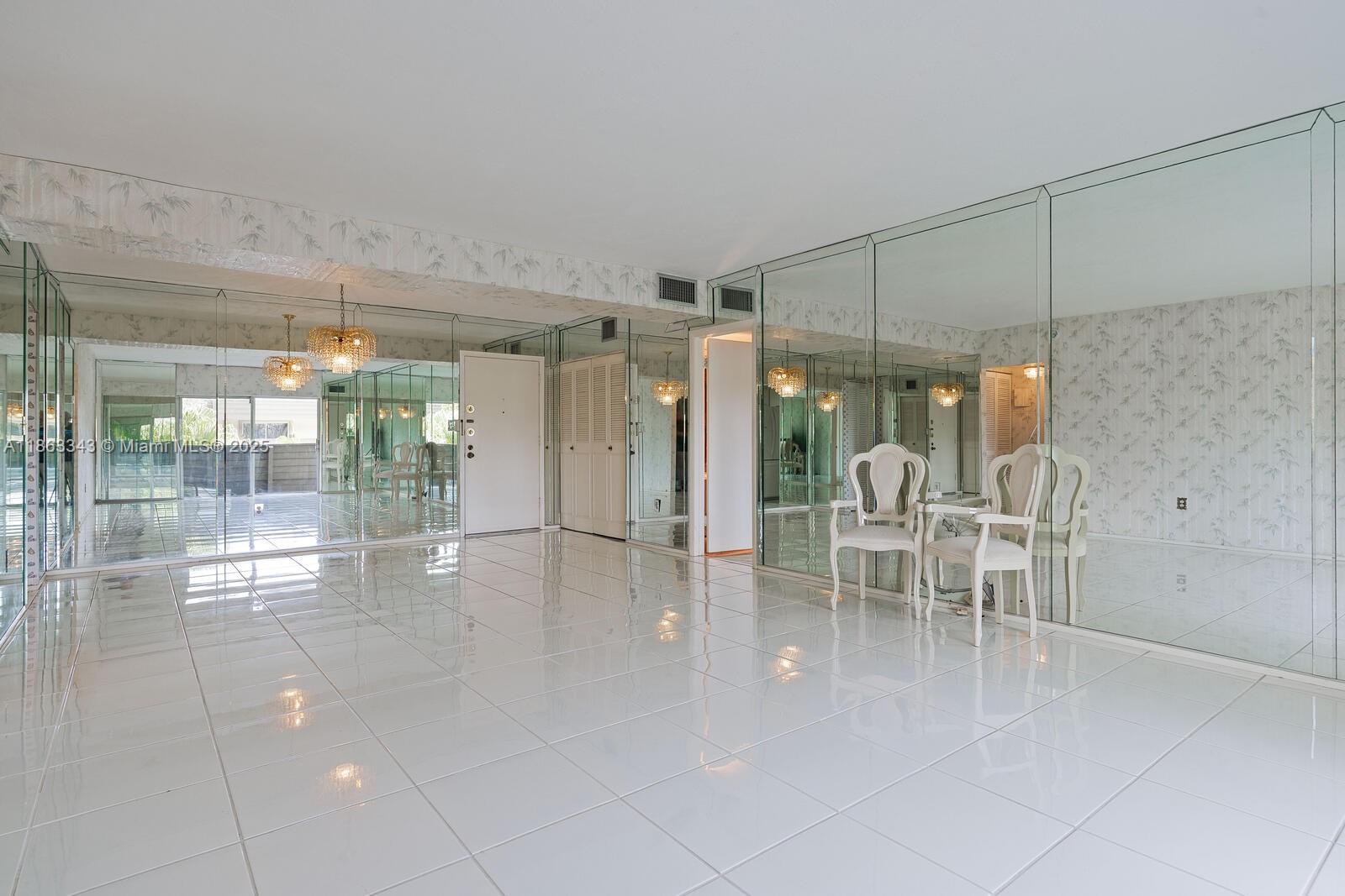 Great Location. Walk to Dadeland and Metrorail Station! Close to the University of Miami. The location makes this unit idea for students and those with jobs in downtown Miami as you are a short metrorail ride away! Unit has two nice size bedrooms and two bathrooms. This spacious unit is located on the third floor with a large balcony with access from both bedrooms and living room and over looks the pool area. Tile floors in the living area and kitchen. On site managment over sees the well maintained grounds. On site laundry. Two reserved parking spots. Unit is clean but does need some TLC and updates.