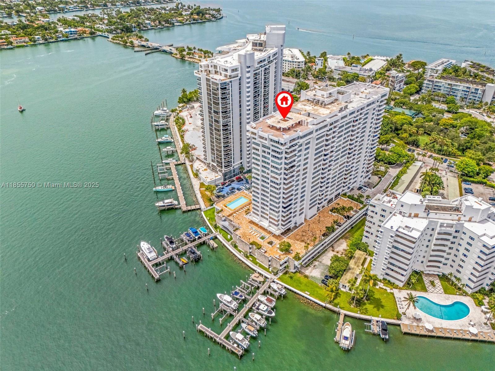 Costa Brava at 11 Island! Walk to the Venetian Islands and Sunset Harbour! Renovated & bright corner unit w/ 2 bed /2.5 baths. Oversized living room & designer open kitchen w/ top of line appliances great for entertaining. Large terrace with views of bay and port of Miami & impact windows/doors. Full service, pet friendly bldg w/ 24 hr security, valet, pool, gym, marina, rooftop, newly renovated hallways & lobby reno underway – all assessments paid in full. Close to Lincoln Rd, or Standard Hotel - a must see!