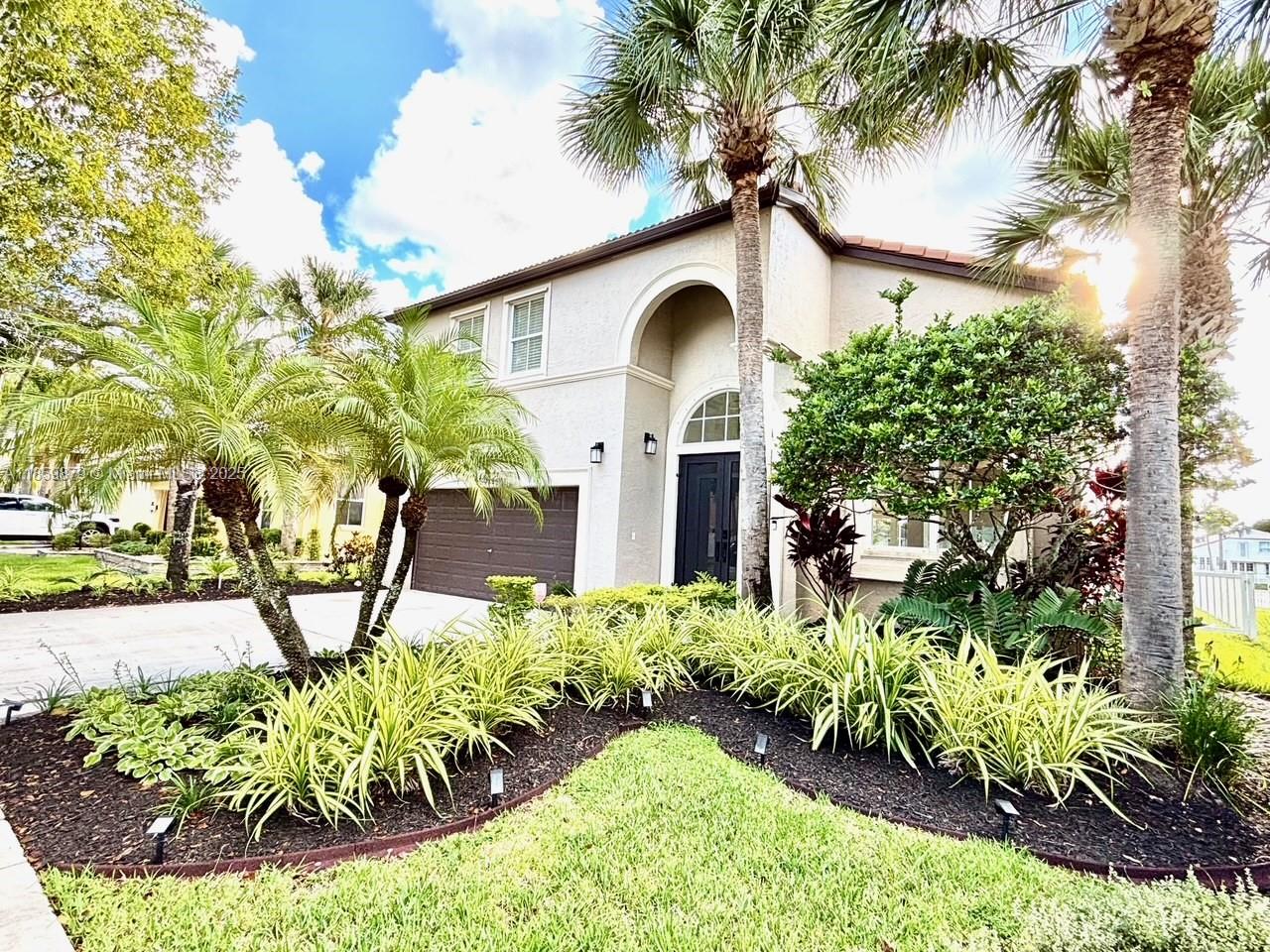 Riviera Isles Miramar living.! It’s almost like being in the Italian Riviera. Built around a 225 acre lake, Riviera Isles is a family friendly community is conveniently near shopping, and restaurants. Our beautiful community boasts amenities that include a resort style lagoon inspired pool, tennis, pickelball and basketball courts, and multiple community playgrounds. Beautiful Ravello village. Model Cambria house 4 Bedroom, 3 bathroom 2 story 3224 SgFt of living area with a beautiful lakefront.
Call listing agent.