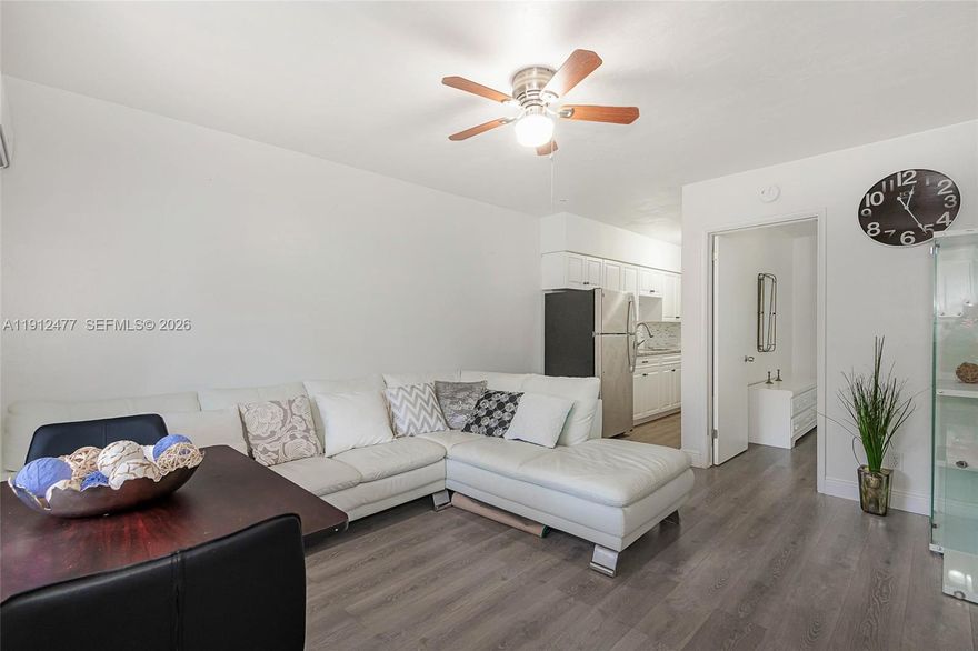 Beautifully Renovated 1BR/1BA CO-OP Near Hollywood Beach!
Move-in ready with brand-new GE stainless appliances, custom wood cabinets, granite countertops, stylish mosaic-tile bathroom with new vanity, updated electric panel & water heater, new AC, lighting and ceiling fans, and sleek laminate flooring. Enjoy a welcoming front patio plus extra rear space.
Community offers new roof and new plumbing, VERY LOW HOA, no assessments, onsite laundry and parking.
Prime location minutes to Downtown Hollywood, Hollywood Beach, I-95 & FLL Airport.
55+ community. No renting. A must-see!