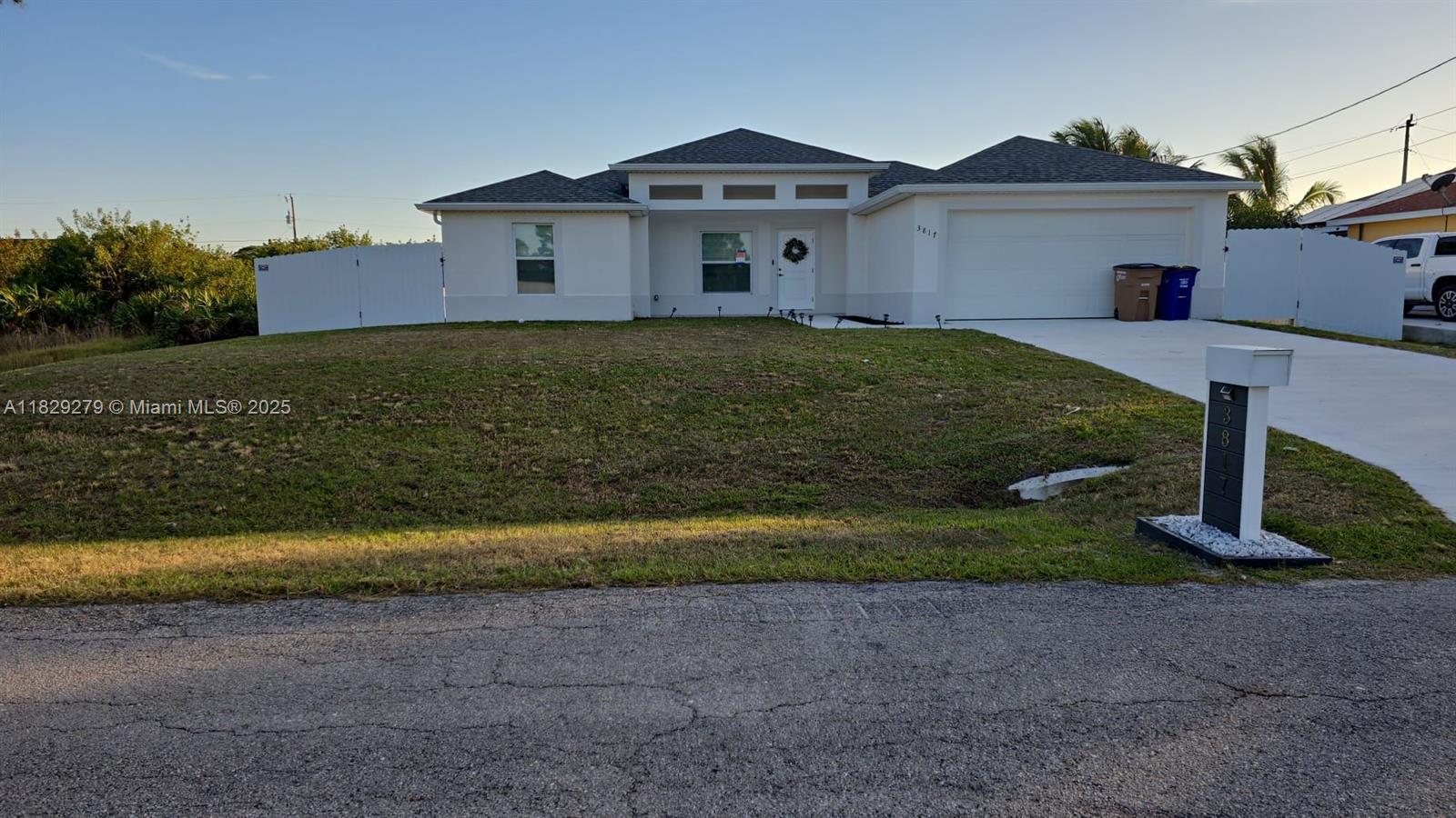 LOCATION!! Placed over a 1/4 acre lot, this beautiful property features 3 Bedrooms, 2 Bathrooms, 1,600 sqft of living area, and extra large Kitchen with a lot of storage space. FURNITURE INCLUDED, Eat-in Kitchen, and tiled floors through out the entire home. Very well located, on Zip Code 33976, near to all major facilities, stores, restaurants, hospitals, schools, etc. Large fenced patio flooded with natural light with space for BBQ and just right to placed your favorite above ground pool. RAPID APPROVAL! No credit check and no Minimum Credit Score Required. Property also offers you a source of income, making your rent much more affordable (Call Listing Agent for more Details). Do no waste your time. Come and see this beautiful home and make it yours now!!!