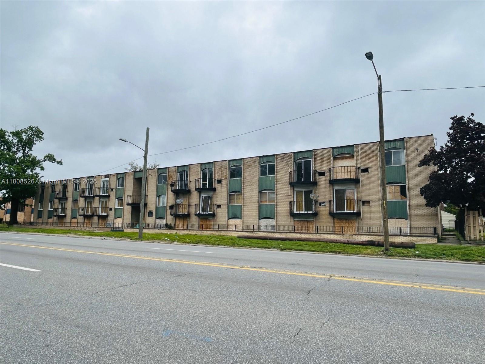 Investor special !!! 80 unit apartment complex for sale in need of rehab. There are 80 units which 1 of them has been converted into a laundry room. 18 two bedroom one bath and 62 one bedroom one bath units. Located on Greenfield road where the city busses run from the city to the suburbs! Greenfield is the main strip. These units once rehabbed can rent for $850-$1000 per month. Seller has other buildings for sale also that could be sold as a package. Serious cash buyers only please.