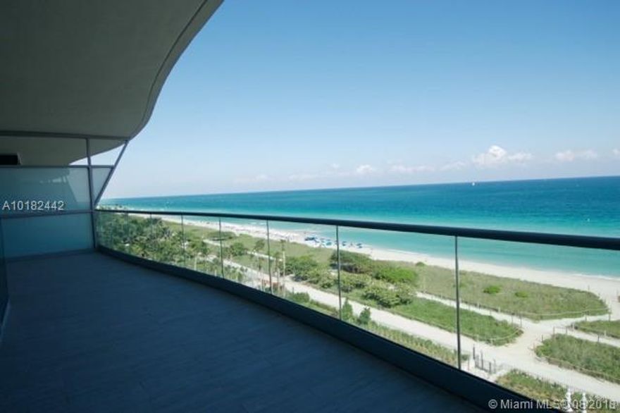 Most Desirable building in Surfside. Flow-through residence right on the beach. An unparalleled degree of elegance and functionality with the highest caliber of finishes, extraordinary amenities and 5-star white-glove service. 300 lineal feet of oceanfront beach. A must see Unit. Easy to show. MOTIVATED SELLER. ACCEPTING OFFERS. MUST SALE