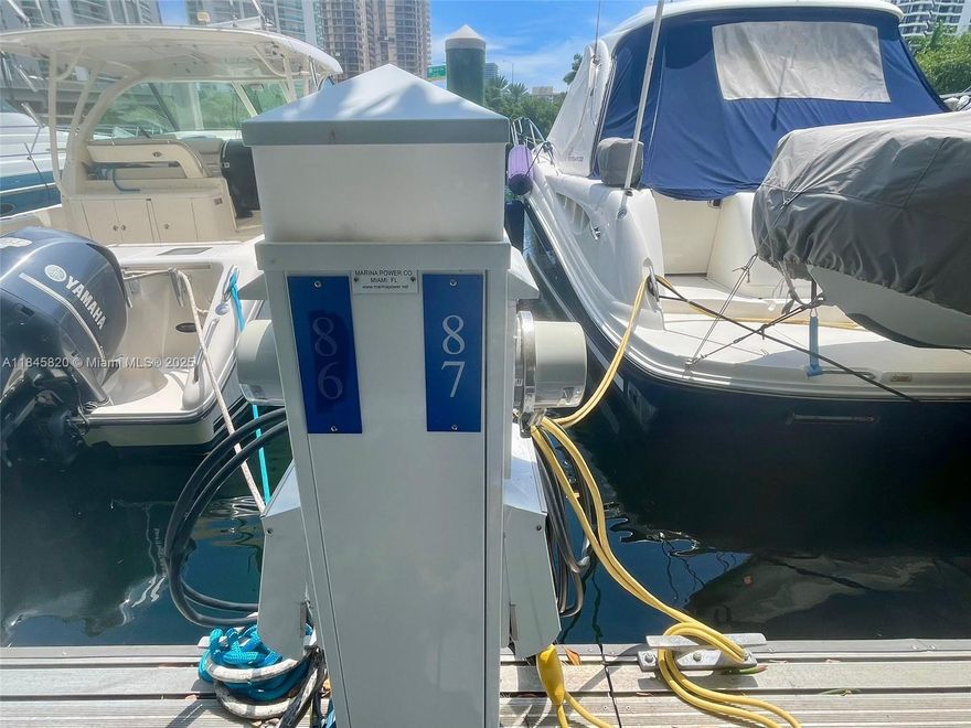 Live the ultimate boating lifestyle in this 50-ft slip at Mystic Pointe Marina, tucked away in the prestigious community of Aventura. Cruise directly to the ocean with no fixed bridges, and enjoy premium amenities: 24-hour gated security, dockmaster, showers, laundry, restrooms, and your own parking space. The marina was recently upgraded for comfort and security. Water is included; electricity is owner’s responsibility. Just 20 minutes to the open sea, 40 miles to the Bahamas. No live-aboards. No residency required. A rare opportunity to anchor your dreams in Miami’s vibrant waterfront.