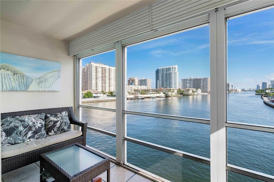 Wow! Stunning 2 Bed / 2 Bath waterfront condo located in the sought-after Coastal Waterways community! Enjoy breathtaking canal, Intracoastal, and wide water views from your screened balcony in this beautifully maintained residence. This unit features tile floors throughout, closet cabinetry, and high-impact windows and doors for added peace of mind. The sliding glass door is protected with accordion shutters, offering full hurricane protection. Enjoy resort-style amenities including a heated pool, BBQ/picnic area, shuffleboard, clubhouse, bike storage, and more. Community features include TV cameras, complex fencing, and secured building access. Located in a prime Intracoastal-front location with intersecting canals—perfect for boat lovers and those who love serene water views!