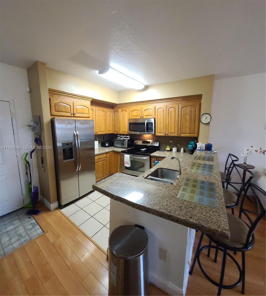 INVESTMENT OPPORTUNITY Spacious and bright 2-bedroom, 2-bath condo in the desirable Paradise Pointe community. Currently rented for $2,100 per month until October 31, 2025 to excellent tenants, making it a turnkey investment with immediate cash flow. The Apartment features stainless steel appliances, granite countertop, private balcony and washer & Dryer in the unit. Community amenities include tennis courts, community pool, and brand-new washing machines and dryers for added convenience, guarded gate and FOB building entrance. Don’t miss this opportunity to own a worry-free investment in a great location.