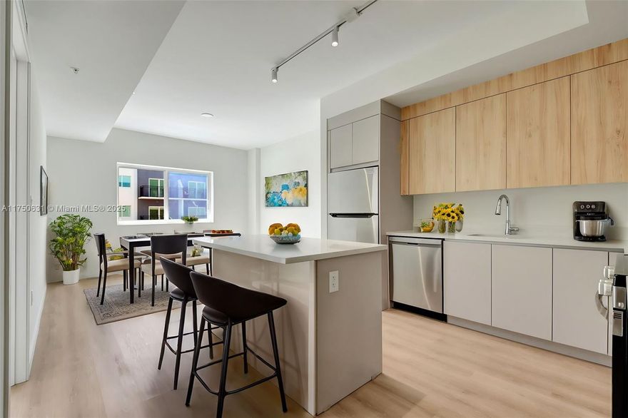 Welcome to Deco Green, Lake Worth Beach’s newest luxury development, where modern design meets coastal charm. This spacious 750 sq. ft. 1-bedroom, 1-bathroom residence features an open-concept layout, high-end finishes, abundant natural light, and a private balcony.

Enjoy resort-style amenities, including a sunroof terrace, 24/7 state-of-the-art gym, yoga studio, kids’ room, residents’ lounge, and more—all designed for comfort and convenience. Nestled in a prime location, just a 12-minute ride to downtown West Palm Beach, offering world-class beaches, dining, shopping, and entertainment.

**Effective rent advertised is based on 1.5 month free on a 14-month lease. Gross rent is $2285

Don’t miss this exclusive opportunity!

Staged photos for visualization purposes only