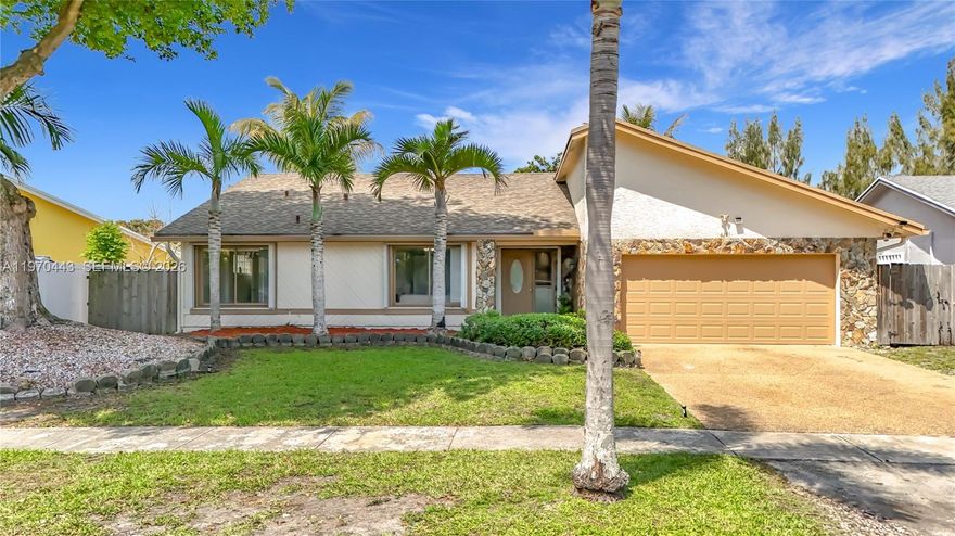 Welcome to this beautifully maintained 3-bedroom, 2-bathroom single-family home nestled in the heart of Lauderhill! Situated on a serene waterfront lot, this property offers the perfect blend of comfort, privacy, and South Florida living. Step inside to discover spacious vaulted ceilings that create an open, airy feel throughout the main living areas. The home features a living and Florida rooms, ideal for both everyday living and entertaining.
Enjoy your own private backyard oasis complete with a sparkling pool overlooking tranquil water views—perfect for relaxing or hosting family and friends. The fully fenced yard provides added privacy and includes a convenient storage shed.
Additional highlights include a 2-car garage, accordion shutters for peace of mind, and no HOA—giving you more freedom and fewer restrictions.
This property is a rare find at $625,000—offering waterfront living, a pool, and prime features all in one! Don’t miss this opportunity to own your slice of paradise!