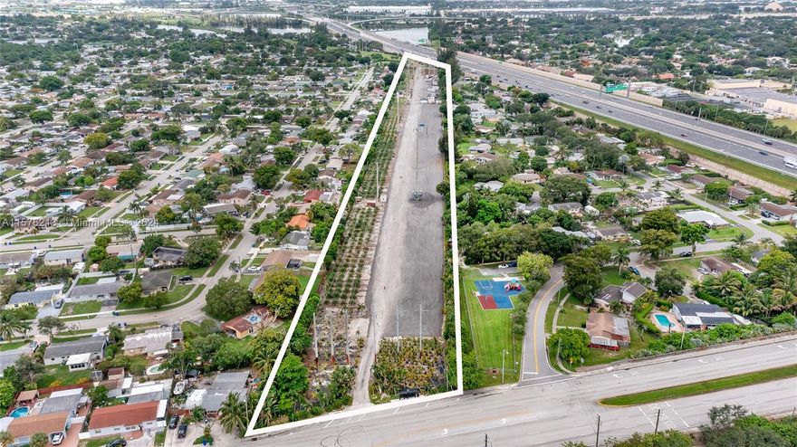 Introducing a unique investment opportunity located in Plantation, FL consisting of 8.8 acres of pristine vacant land. Boasting a generous 386,813 +/- sq ft, this fenced-in lot offers a canvas for various ventures. With its ample space and strategic location featuring 165 Ft of prominent frontage on Peters Road, and 260 Ft of frontage along the FL Turnpike, the property's agricultural zoning is ideally suited for a range of commercial and agricultural endeavors, including landscape maintenance truck/vehicle parking facilities, plant nurseries, landscaping services, and many other agricultural endeavors. Approximately 3 acres plus an existing easement are already leased, generating a total gross revenue of $13,600/month. Note: the property cannot be developed.