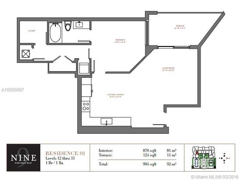 NINE AT MARY BRICKELL - Residential Lease