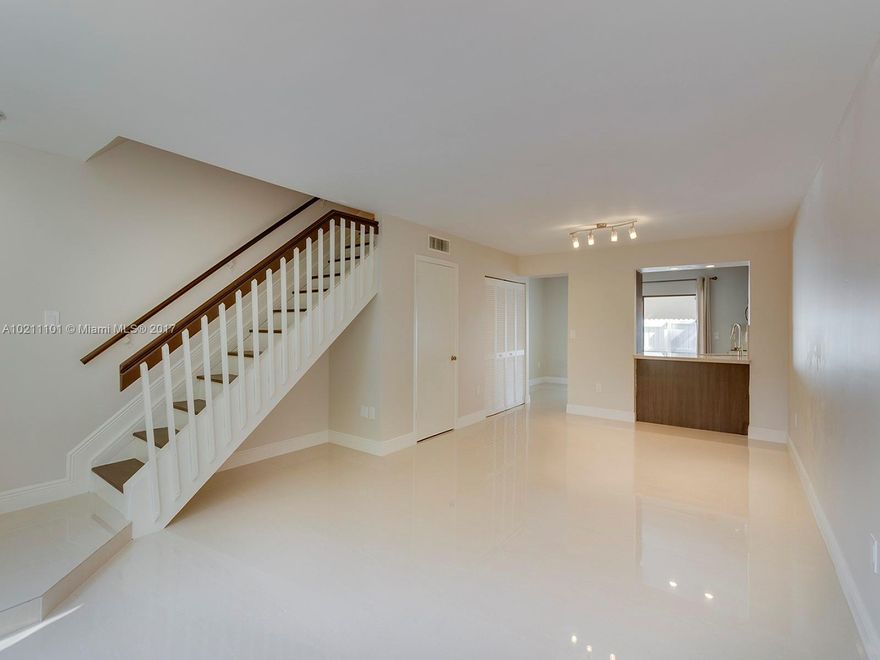 Newly Remodeled 2 Bedroom 2.5 Bath Townhouse in the highly sought, gated community of Dadeland Cove. The unit features, stainless steel appliances, new cabinets, granite countertops, washer and dryer, 2 assigned parking spaces, new porcelain floors, updated bathrooms, with quartz vanities, and a refinished deck. Perfectly located near Public transportation, Dadeland, Target, and Continental Park. The community also includes 24 hour security, guard at gate, community pool, and other amenities. Pets ok.